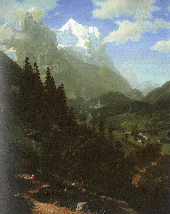 Albert Bierstadt The Wetterhorn China oil painting art